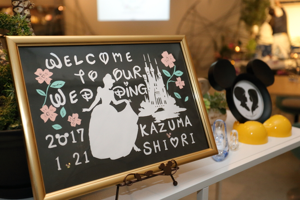 結婚式のウエルカムボード