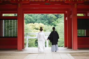 神社で和婚