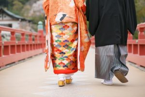 神社でフォトウェディング