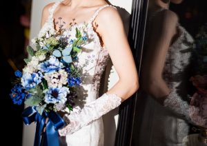 ウェディングドレス姿の花嫁