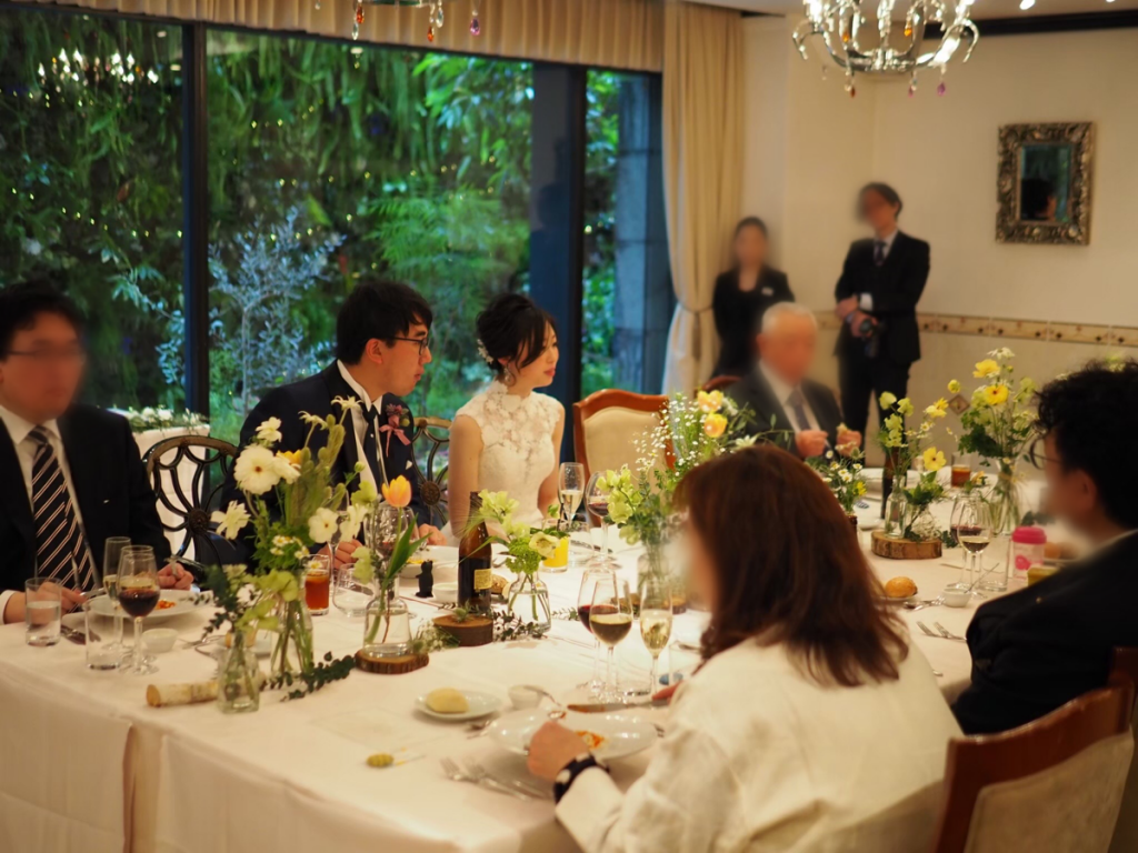 少人数婚の会食会